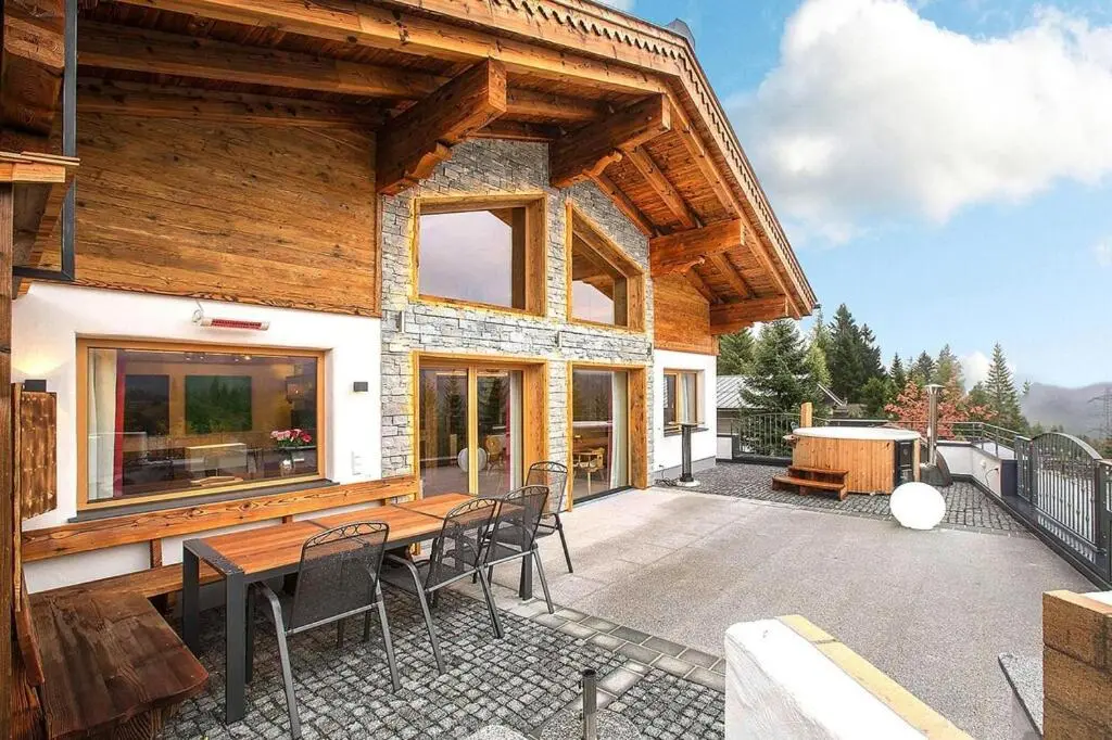 Chalet Edelweissalm, Königsleiten: terrace