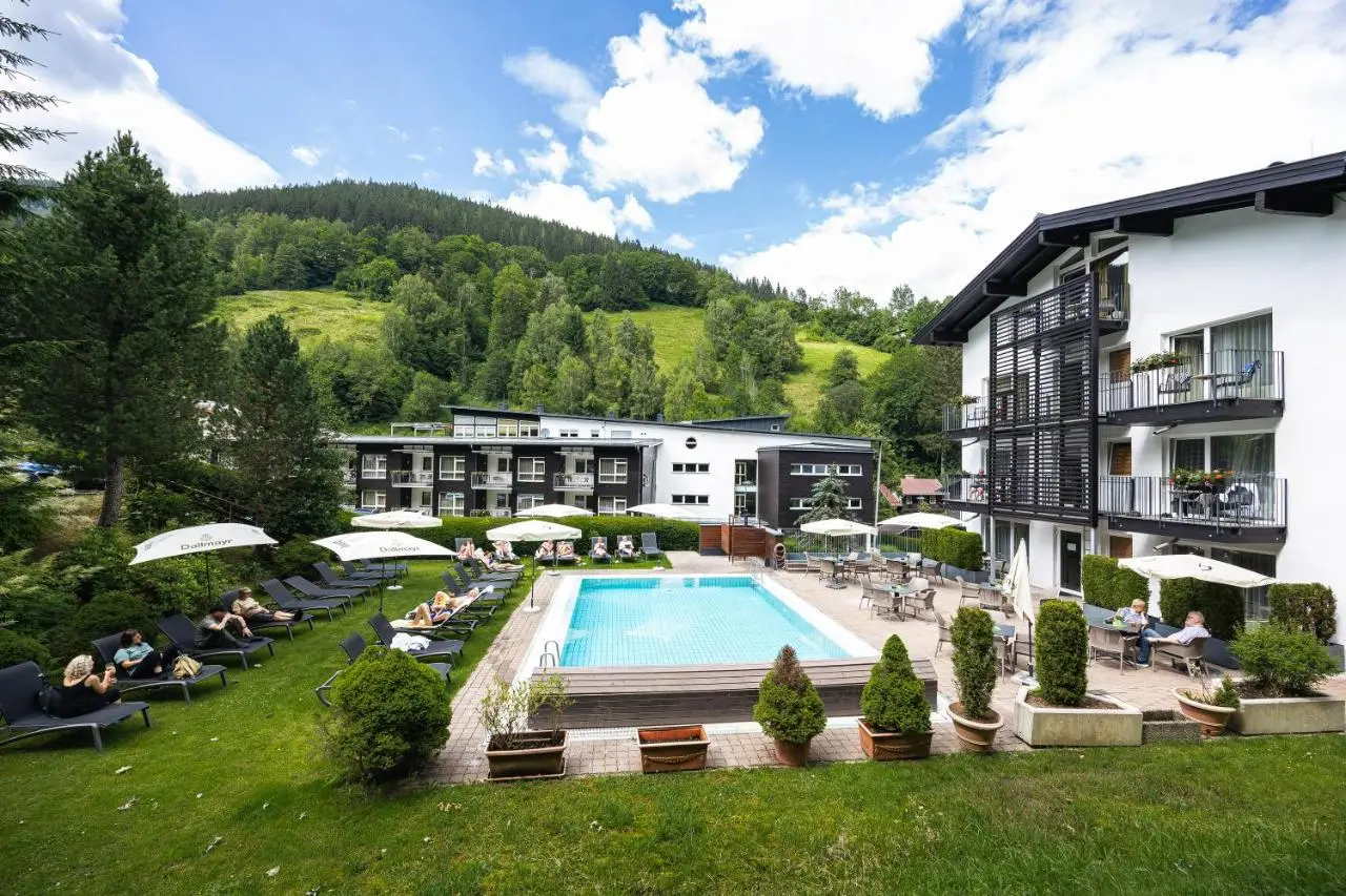 Hotel Der Waldhof, Zell am See: swimming pool
